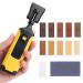 Home Household Laminate Repairing Kit Floor Repairs Kit DIY Multifunctional Wood Board Repairs Tool Kit Wooden Floor Scratches Mending Utility Tool Kit with 11 Wax Blocks