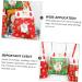 Anneome Santa Present 3pcs Christmas Candy Bag Candy Bags Christmas Drawstring Bag Decorative Hand Bags Backpack Bag - Buy Online on GoSupps.com