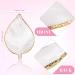21-Piece Nail Art Tools Kit: Resin Palette, Leaf Shape Mixing Palette, 20 Design Brushes, Golden Edge Holder | Nail Gel Polish Mixing Pallet - White - Buy Online on GoSupps.com