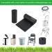 SANPUK 54 Count Portable Toilet Bags  100% Compostable Bags  5 Gallon Camping Toilet Bags  Toilet Waste Bags 8 gallon  Biodegradable Camping Poop Bags  Toilet Replacement Bags  for Outdoor and Indoor 18 Count (Pack of 3) - Buy Online on GoSupps.com