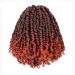 Tiana 10 Inch Passion Twist Hair - 7 Packs Orange Pre-Twisted Crochet Braids for Black Women | Synthetic Extensions (T350) - Buy Online on GoSupps.com