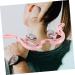 Subsofan Neck Massage Roller - 6 Wheel Kneading Device for Deep Tissue Relief | Acupuncture Tool Pink - Perfect for Neck & Shoulder Pain Relief - Buy Online on GoSupps.com