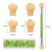 6-Part Double-Sided Nail Art Brush Set - Professional Manicure Tools for Art & Design - Perfect for Home & Salon Use - International Shipping Available - Buy Online on GoSupps.com