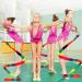 Lusofie 4Pcs Sparkling Dance Ribbons Set - 78.7inch Long Ribbons for Rhythmic Gymnastics and Artistic Dancing - Perfect for Girls Kids Training - Buy Online on GoSupps.com