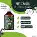 HEBESO NEEMSIS Organic Neem Oil 500ml - Cold Pressed 100% Natural Eco-Friendly Ready to Use - Buy Online on GoSupps.com