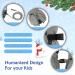 BQA Kids Ski Mittens - Toddler Winter Snow Mittens with Thinsulate Insulation - Waterproof Mittens with String for Boys Girls (Gray, 2-4Y) - Buy Online on GoSupps.com