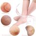 Moisturising Socks Anti Slip Elastic Silicone Socks for Women Comfortable Overnight Gel Socks Reusable Foot Moisturiser Socks for Repairing Dry Feet Cracked Heel Skin Color Calf Socks - Buy Online on GoSupps.com