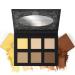 Frankie Rose Cosmetics Pro Contour Palette - Long-Wearing Matte Finish Highlight Shades With Complementary Contour Color Correctors & Shimmer Highlight Tones For All Skin Types