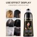 Black Hair Color Black Hair Dye Shampoo For Men And Women 3 - In - 1 In Minutes Natural And Lasting Dye Dye Shampoo For Men Women - Buy Online on GoSupps.com