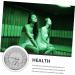 Garneck Sauna Moisture Thermometer & Hygrometer - Stainless Steel Room Thermometer & Wall Clock for Home - Accurate Pressure Display - Buy Online on GoSupps.com