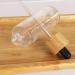 COSIDEA 6 PCS empty 60ml / 2 oz clear glass bottles with wood bamboo dropper lids for serum and essential oil DIY cosmetics oils containers travel perfume droppers bottle container 60ml With Dropper - Buy Online on GoSupps.com