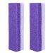 Healifty Foot Pumice Stone Feet Hard Skin Callus Remover and Scrubber for Feet Hands and Body 2pcs (Purple) Purple 2 Count (Pack of 1)