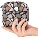 Portable Menstrual Cup & Sanitary Napkin Storage Bag | Cobblestone Print | Teen Girls & Women - Buy Online on GoSupps.com