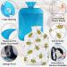Cozy 2L Hot Water Bottle - Cute Animal Bee Pattern for Pain Relief Menstrual Cramps & Comfort - Buy Online on GoSupps.com