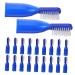 Sewoart 20 pieces toothbrush daily toothbrush toothbrushes mini dental accessories mini size toothbrush little toothbrush travel prison toothbrush tiny toothbrush