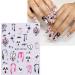 JMEOWIO 3D Embossed Halloween Nail Art Stickers Decals Self-Adhesive 5D Cute Star Ghost Nail Supplies Nail Art Design Decoration Accessories 4 Sheets - Buy Online on GoSupps.com