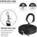 Training Leads for Dogs - Nylon Long Training Dog Leash Long Dog Recall Lead Long Line for Dog Tracking Training Long Lead Leash for Pet Recall Obedience with Comfortable Padded Handle (Black 5m/16ft) Black 5m/16ft - Buy Online on GoSupps.com