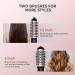 3-in-1 Rotating Hair Dryer Brush Set - Negative Ionic Hot Air Spin Brush Auto-Rotating Curling Brushes for Voluminous Hair - Gold Finish - Buy Online on GoSupps.com