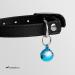 Collardirect Leather Cat Neck Collar - Safety Elastic Kitten Band with Bell - 23-28 cm - Available in Black Blue Red Orange Green Pink - International Shipping - Buy Online on GoSupps.com