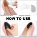 4 Pairs Self-Adhesive Heel Pads - Cushioning for Comfort Pain Relief & Improved Fit - Black Heel Protectors - Buy Online on GoSupps.com