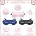 3Pcs Cute Cat Sleep Masks for Kids - Lightweight Adjustable Silk Eye Covers for Sleeping Travel & Office - Buy Online on GoSupps.com