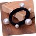FRCOLOR Pearl Hair Ties wedding hair tie ponytail ponytail ties ponytail holders bead hair tie hair rope ponytail hair ponytail for women Hair Accessories towel pearl Pearl Hair Tie - Buy Online on GoSupps.com