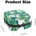 Shop Tropical Leaves Golden Frame Women's Period Pocket Bag | Portable Menstrual Cup Holder & Tampon Storage for Teens & Women - Multicolored - Buy Online on GoSupps.com