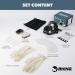 Full Face Respirator Gas Mask Rhino RH-7011 for Organic Vapor Chemical Dust Painting (+ Acid Gas) Including Replacement Filters and Protection Gloves - Buy Online on GoSupps.com