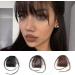 Glamza Clip In Fringe 'Big Bang' Front Hairpiece for Women - Black (Without Sideburns) - Buy Online on GoSupps.com