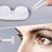 Portable Contact Lens Travel Kit with Cleaner Mirror Tweezers & Solution Bottle - Silver - Perfect for Daily Outdoor Use - Buy Online on GoSupps.com