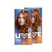 handle Schwarzkopf LIVE Intense Color Hair Dye 077 Caramel Copper 2 x 142 ml sustainable coloring with color intensive serum permanent hair color for perfect gray hair coverage 142 ml 2er Pack