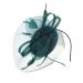 Baluue Women Banquet Hat Trendy Bridal Headdress Women Fascinator Wedding Topper Bride Hat Fascinators for Women Wedding Bride Fascinator Hat Outfits for Women Fascinator Clip Ladies Mesh Green 27x16cm Green