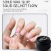 3D Gel - Waterless Glue for 3D Extensions Hard Gel for French Tips | For Home Manicure and Pedicure for Women and Girls French Tips with Rhinestone Flower Foil Charm Stamping - Buy Online on GoSupps.com