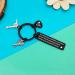 Dabihu Hairdresser Keyring Gifts Appreciation Gifts Keychain for Hair Stylist Cosmetician Hair Barber Beautician Graduation Salon Barber Colleague Christmas Retirement Gifts Black- Thank You for Giving 100% Everyday - Buy Online on GoSupps.com