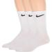 Buy Nike Men's Everyday Lightweight Crew Training Socks (3 Pairs) - White/Black - International Shipping Available - Buy Online on GoSupps.com