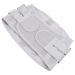 FOMIYES Sports Mens Lumbar Brace Band Lower Waist Fajas Para Hombre Gym Loincloth for Men Lumbar Brace Men and Women Mesh Adjustable 105X23X1CM Silver2