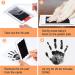 Nabance Baby Inkless Hand & Footprint Kit - 6 Print Pads, 12 Imprint Cards, Non-Toxic Family Keepsake Kit - Black - Buy Online on GoSupps.com