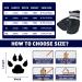 Avvrel Dog Boots for Injured Paws Set of 4 Dog Shoes Dog Walking Boots with Adjustable Reflective Straps and Anti Slip Sole for Small Medium Large Dogs (L Black) L Black - Buy Online on GoSupps.com