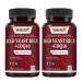 Velestoff Red Yeast Rice & CoQ10 Heart & Cholesterol Support Citrinin-Free Third-Party Tested Vegan Capsules USA-Formulated