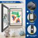 Sank Kids Art Frame: Front Opening Changeable Picture Display for DIN A4 Art Storage - Black 1 Pack - Buy Online on GoSupps.com