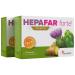 HepaFar forte premium - Mariendstula artichoke dandelion complex - detox - vitamin E phospholipid - innovative patented formula with high bioavailability - 60 capsules high - sensilab hepafar forte 60 capsules