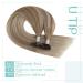 Youngsee Ombre Bonding Extensions - Real Hair U-Tip Brown to Blonde 50cm | Premium Quality 50g #8A/60/8A - Buy Online on GoSupps.com