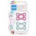MAM Comfort Schnuller 2 Set - Lightweight Silicone Baby Pacifier for Newborns (0-6 Months) - Soft SkinSoft Design & Pacifier Box - Pink/Mint - Buy Online on GoSupps.com