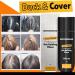 Hair Fibers x2 GROOMARANG Keratin Hair Building Fibers for Thinning Hair Instantly Conceals Thinning Areas for Fuller Thicker Hair for Men and Women 28g PLUS 200ml Performance Shampoo Black - Buy Online on GoSupps.com