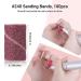 MelodySusie 400 Pcs Professional Sanding Bands with Mandrels for Nail Drill - 80, 120, 180, 240 Grit - EFile Sanding Bits Set for Manicures and Pedicures - Buy Online on GoSupps.com