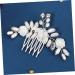 MAGICLULU Floral Hair Side Comb Decorative Hair Comb Rhinestone Flower Hair Comb Flower Rhinestone Flower Hair Side Comb Bridal Hair Clip White Crystal Accessories The Flowers Miss - Buy Online on GoSupps.com