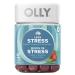 OLLY Less Stress Gummy Supplement with no artificial flavours or colours Berry Verbena helps to temporarily promote relaxation 21 day supply 42 gummies Less Stress Supplement