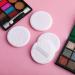 Sibba Loose Powder Puffs - 12 Round Velours Makeup Applicators & Compact Containers for Foundation & Cream | White - Buy Online on GoSupps.com