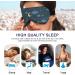 ALAZA Night Sky Moon Stars Cloud Sleep Mask - Funny Blackout Eye Mask for Men and Women - Cooling Sleep Aid - Buy Online on GoSupps.com