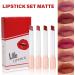 CHAKAE 4 Pack Matte Lipsticks for Women Long Lasting Highly Pigmented Moisturizing Lipstick Creamy Texture - Buy Online on GoSupps.com